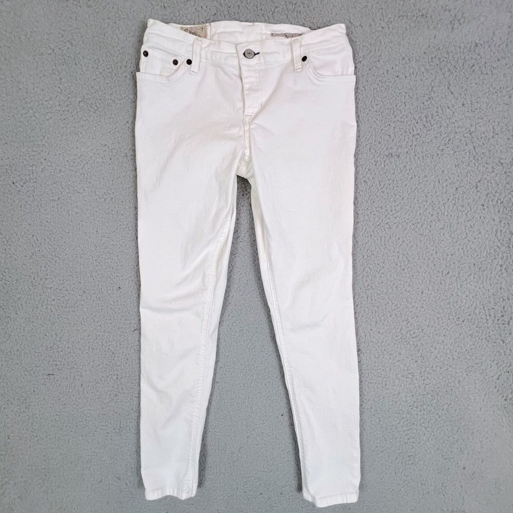 POLO RALPH LAUREN girls SKINNY JEANS WHITE SIZE 16